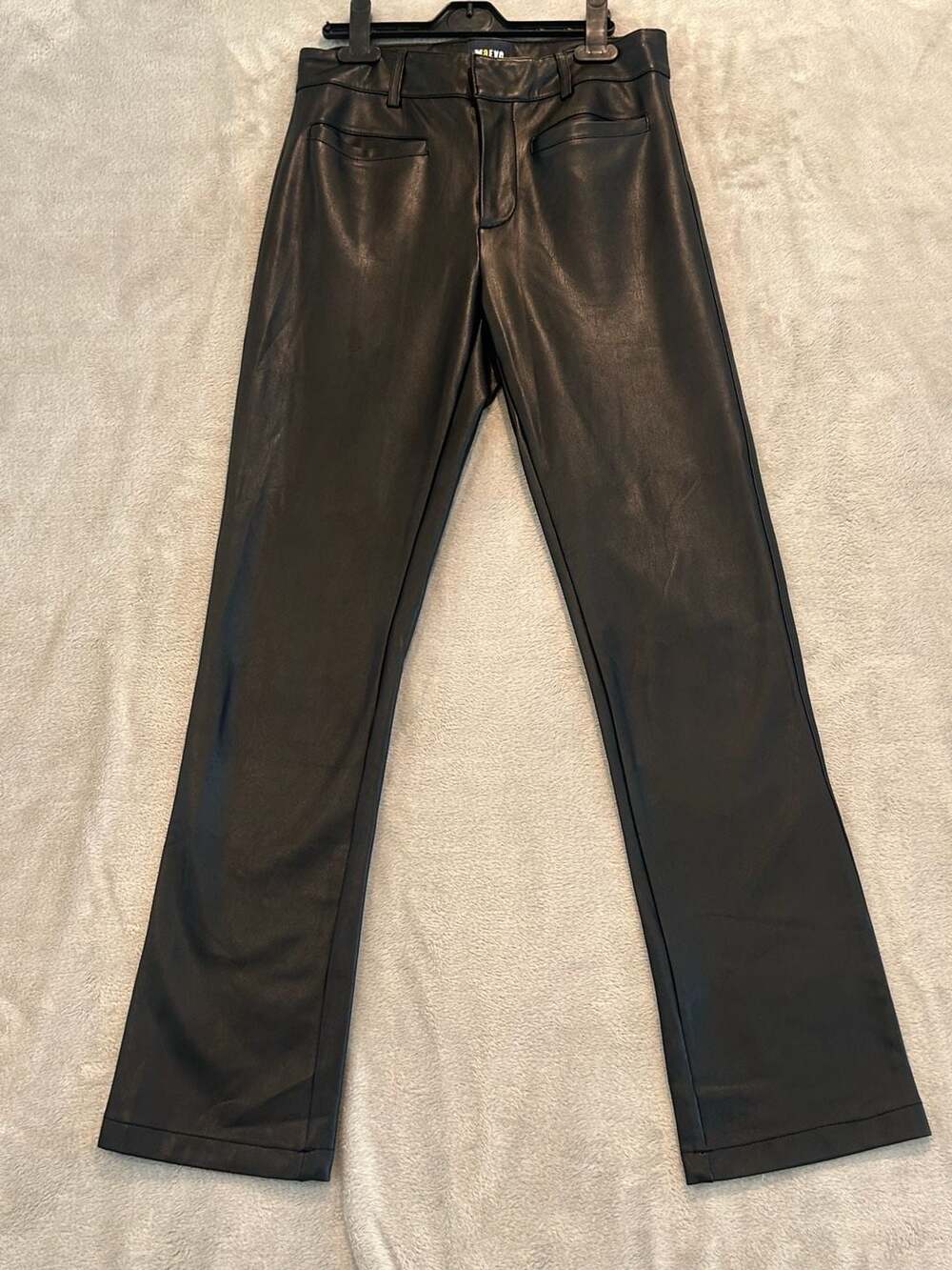 Maeve By Anthropologie Faux Leather Pants Size 25T Black